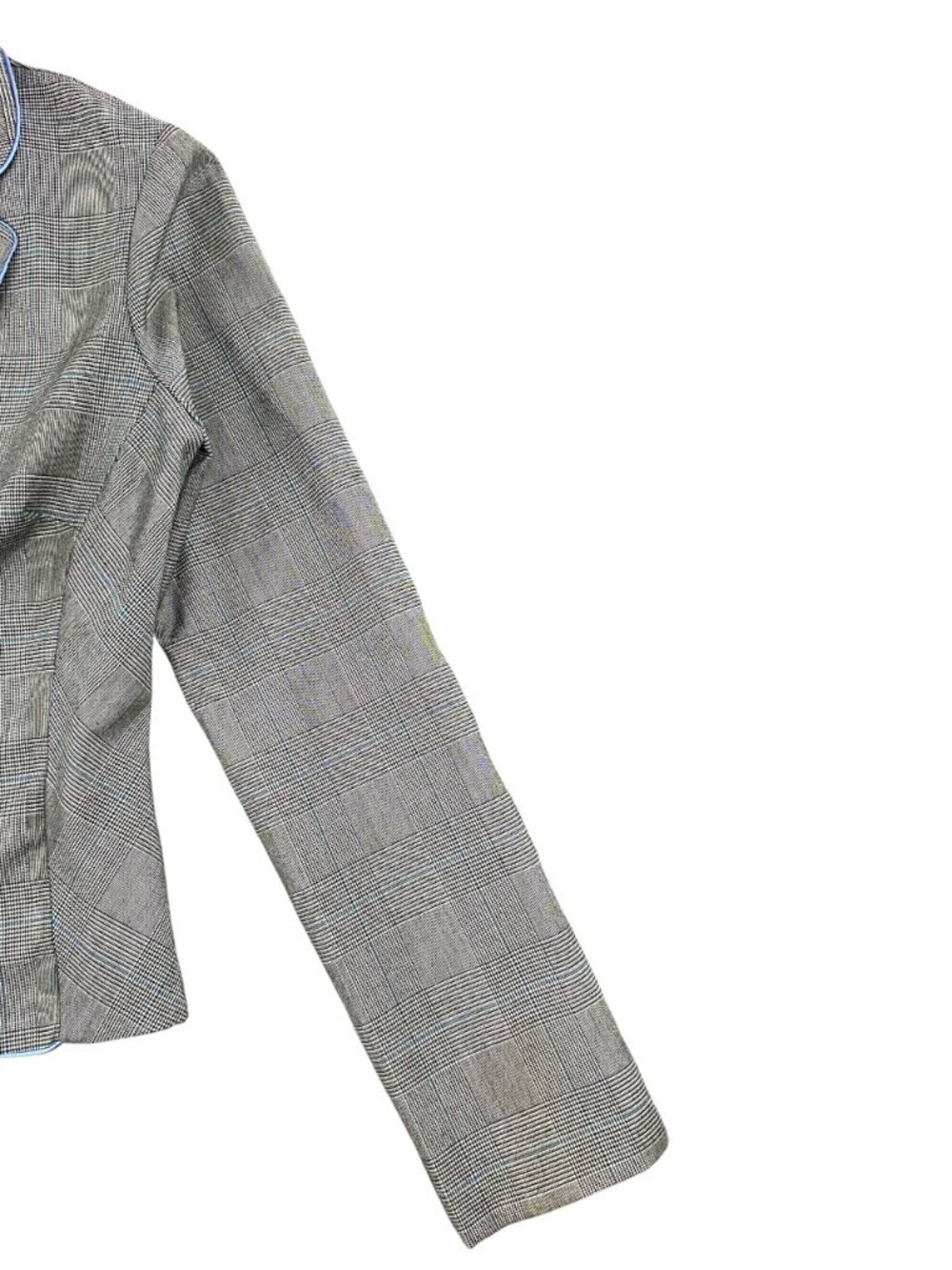 Vintage Y2K My Michelle Grey Plaid Skirt Suit - Picture 5 of 11
